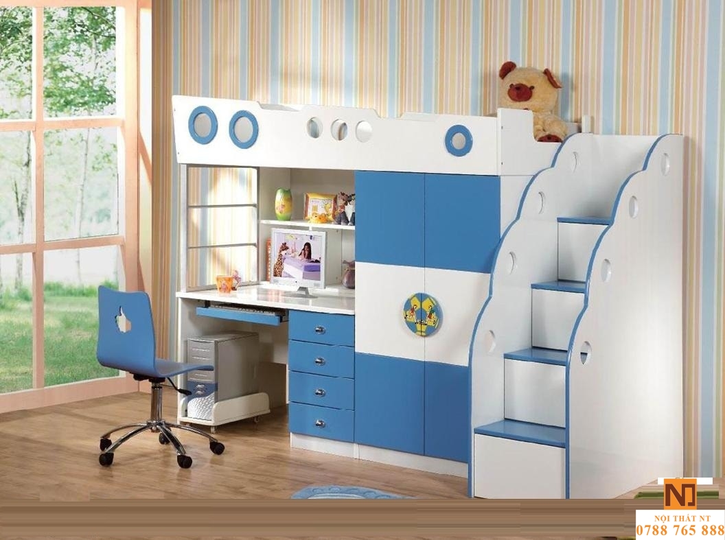 bàn học trẻ em gỗ công nghiệp, bàn học đẹp, bàn màu sắc