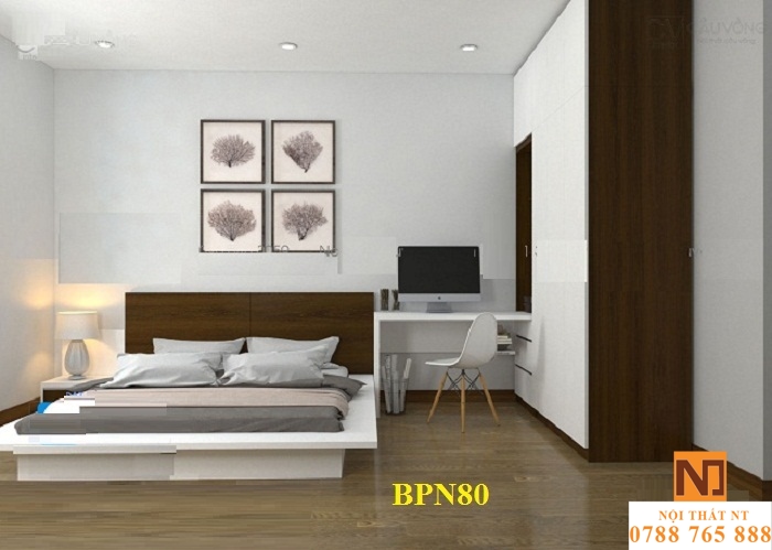 bộ nội thất phòng ngủ đẹp, nội thất phòng ngủ hiện đại, nội thất gỗ công nghiệp
