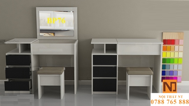 bàn trang điểm đẹp, bàn trang điểm hiện đại, bàn trang điểm giá rẻ