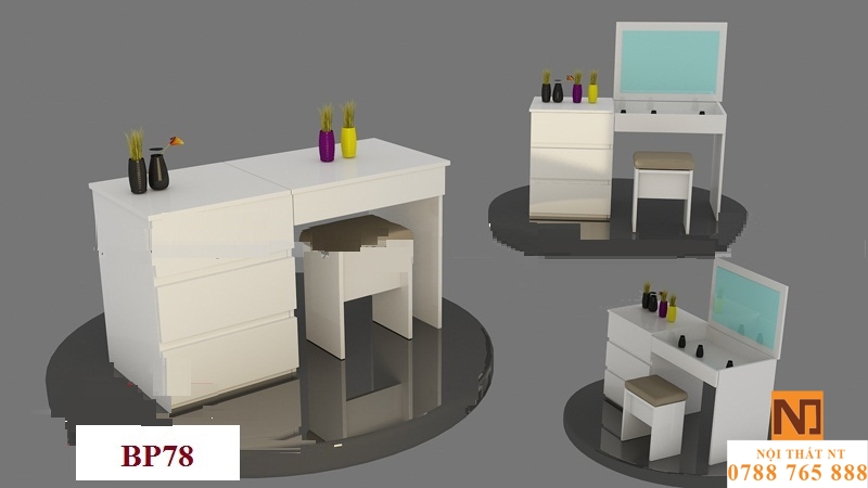 bàn trang điểm đẹp, bàn trang điểm hiện đại, bàn trang điểm giá rẻ