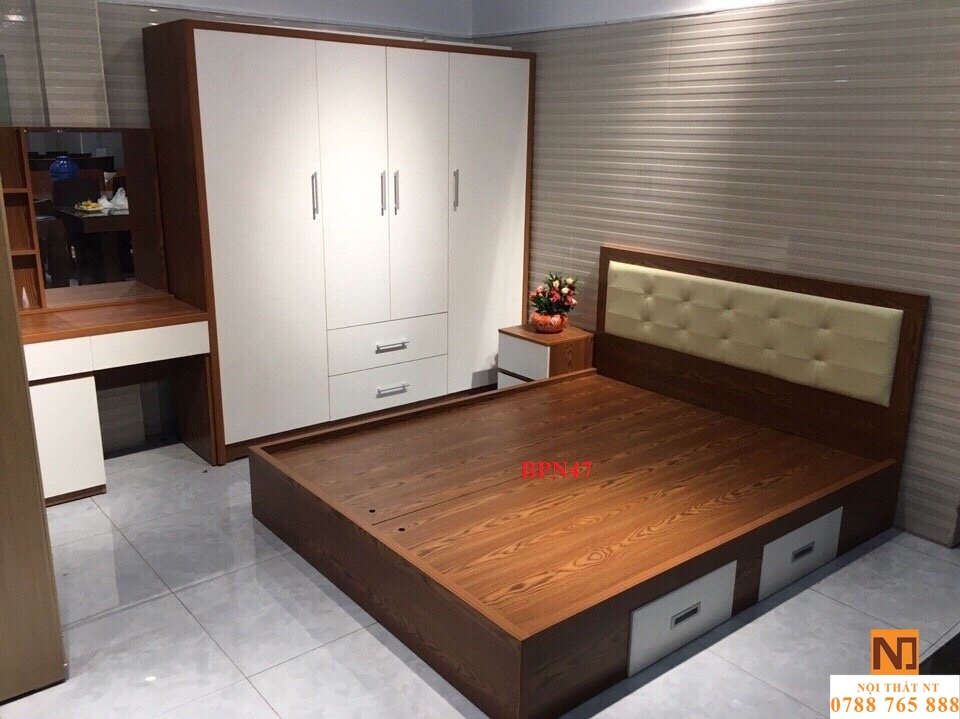 bộ nội thất phòng ngủ đẹp, nội thất phòng ngủ hiện đại