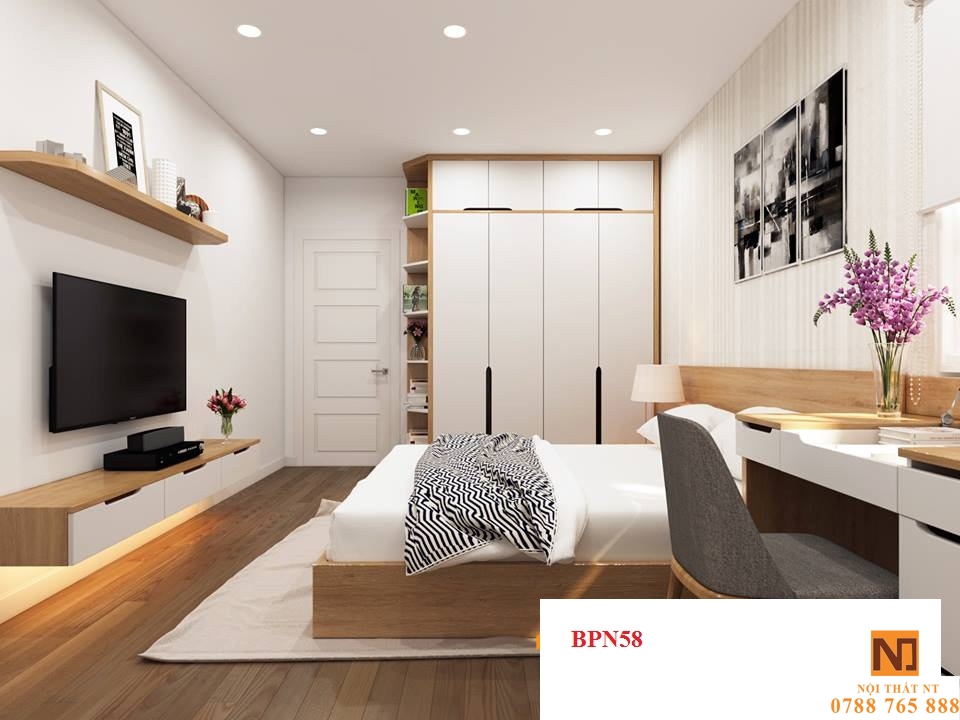 bộ nội thất phòng ngủ đẹp, nội thất phòng ngủ hiện đại, nội thất gỗ công nghiệp