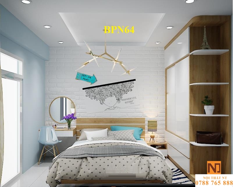 bộ nội thất phòng ngủ đẹp, nội thất phòng ngủ hiện đại, nội thất gỗ công nghiệp