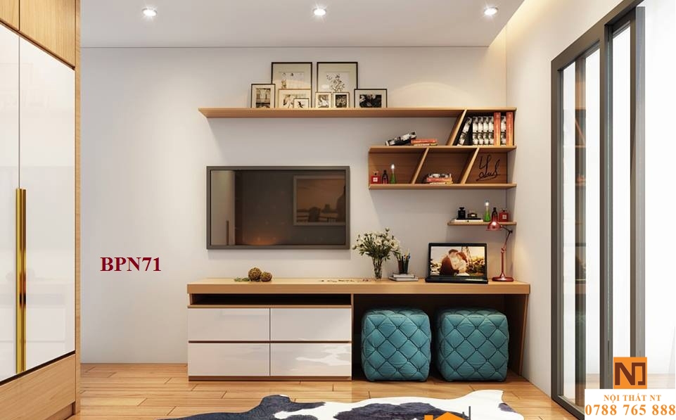 bộ nội thất phòng ngủ đẹp, nội thất phòng ngủ hiện đại, nội thất gỗ công nghiệp