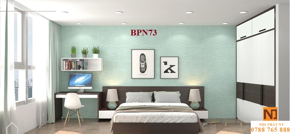 bộ nội thất phòng ngủ đẹp, nội thất phòng ngủ hiện đại, nội thất gỗ công nghiệp