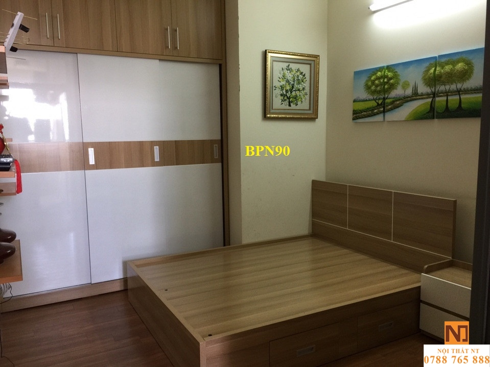 bộ nội thất phòng ngủ đẹp, nội thất phòng ngủ hiện đại, nội thất gỗ công nghiệp
