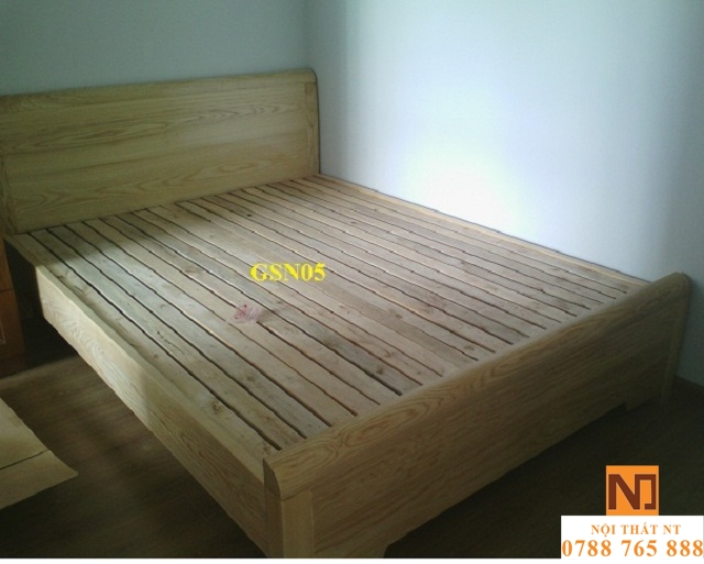 giường gỗ tự nhiên, mua giường tại Hà Nội