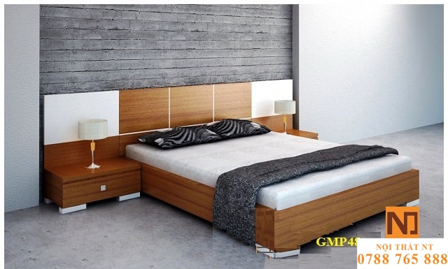 giường ngủ đẹp, giường gỗ công nghiệp, giường hiện đại