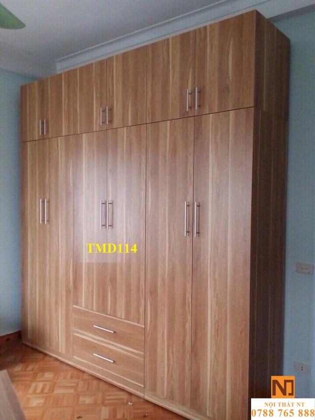 Tủ quần áo hiện đại, tủ quần áo giá rẻ, tủ quần áo gỗ công nghiệp