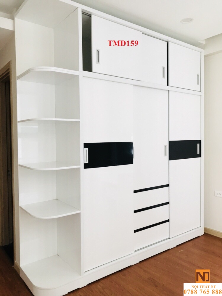 Tủ quần áo hiện đại, tủ quần áo giá rẻ, tủ quần áo gỗ công nghiệp