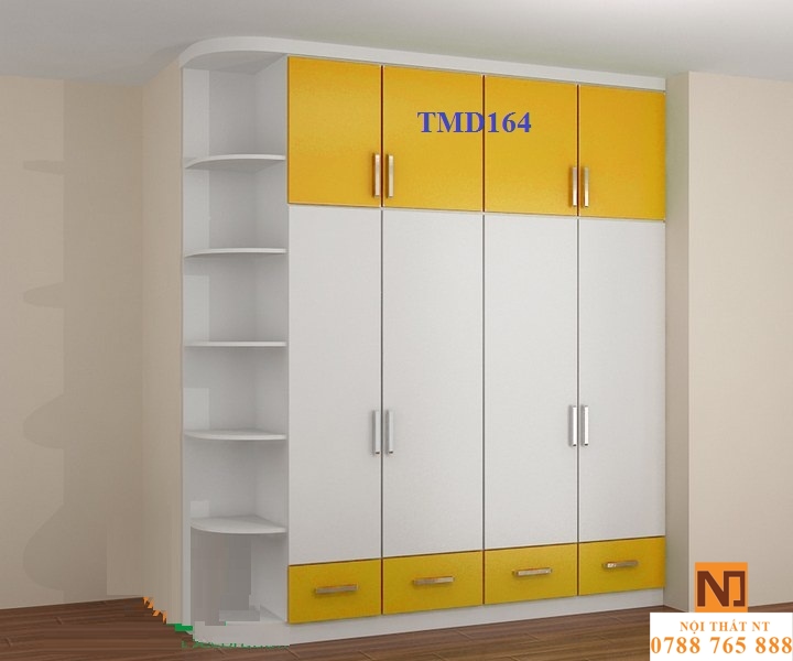 Tủ quần áo hiện đại, tủ quần áo giá rẻ, tủ quần áo gỗ công nghiệp