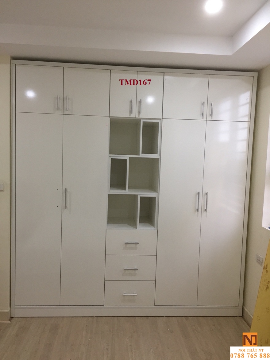 Tủ quần áo hiện đại, tủ quần áo giá rẻ, tủ quần áo gỗ công nghiệp