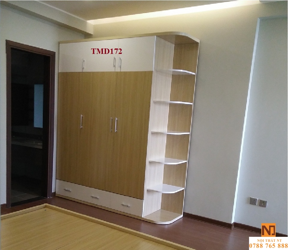 Tủ quần áo hiện đại, tủ quần áo giá rẻ, tủ quần áo gỗ công nghiệp