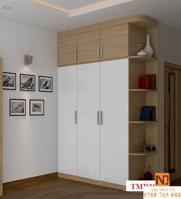 Tủ quần áo hiện đại, tủ quần áo giá rẻ, tủ quần áo gỗ công nghiệp