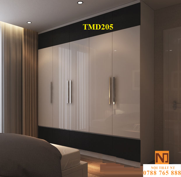 Tủ quần áo hiện đại, tủ quần áo giá rẻ, tủ quần áo gỗ công nghiệp