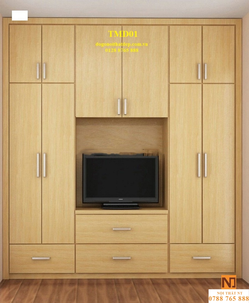 tủ quần áo hiện đại, tủ quần áo đẹp, tủ quần áo giá rẻ, tủ quần áo gỗ công nghiệp