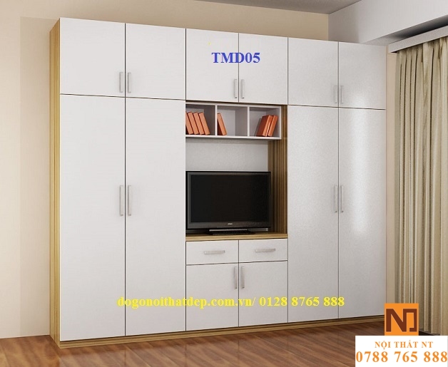 Tủ quần áo hiện đại, tủ quần áo giá rẻ, tủ quần áo gỗ công nghiệp