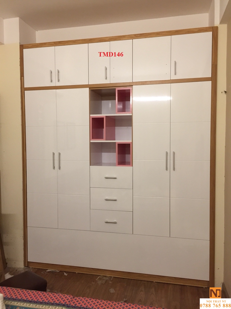 Tủ quần áo hiện đại, tủ quần áo giá rẻ, tủ quần áo gỗ công nghiệp