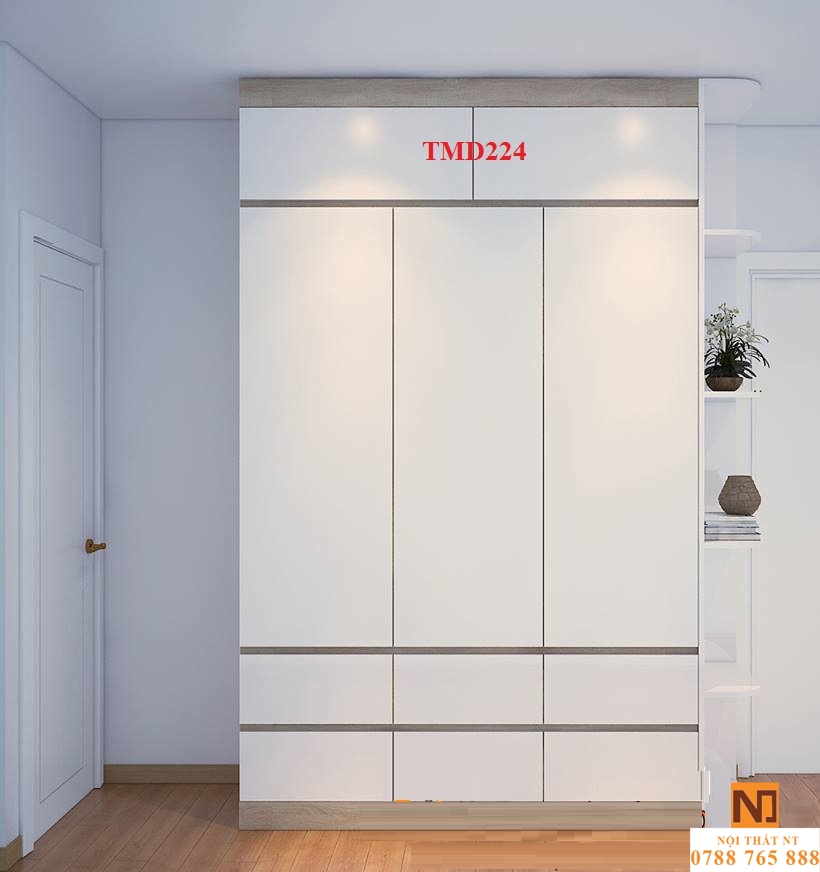 Tủ quần áo hiện đại, tủ quần áo giá rẻ, tủ quần áo gỗ công nghiệp