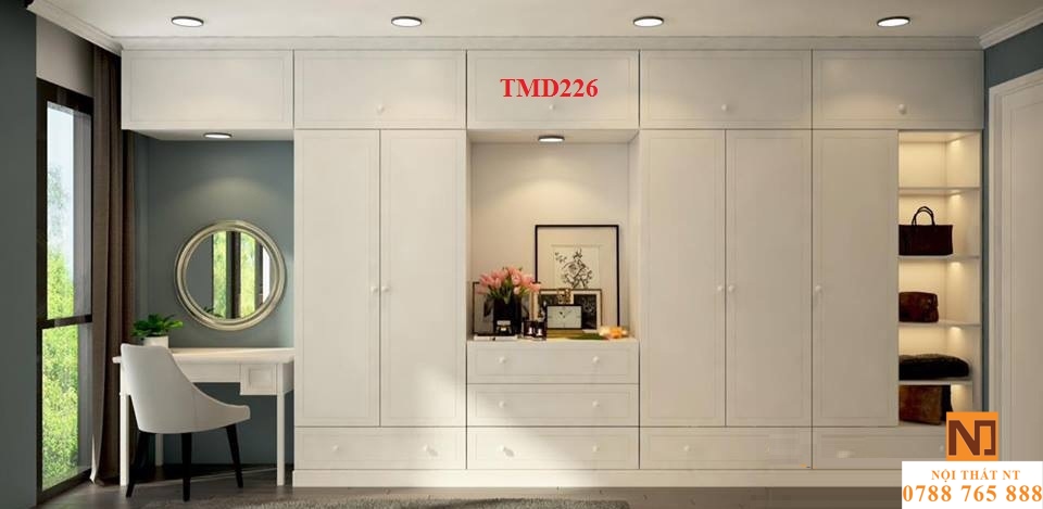 Tủ quần áo hiện đại, tủ quần áo giá rẻ, tủ quần áo gỗ công nghiệp