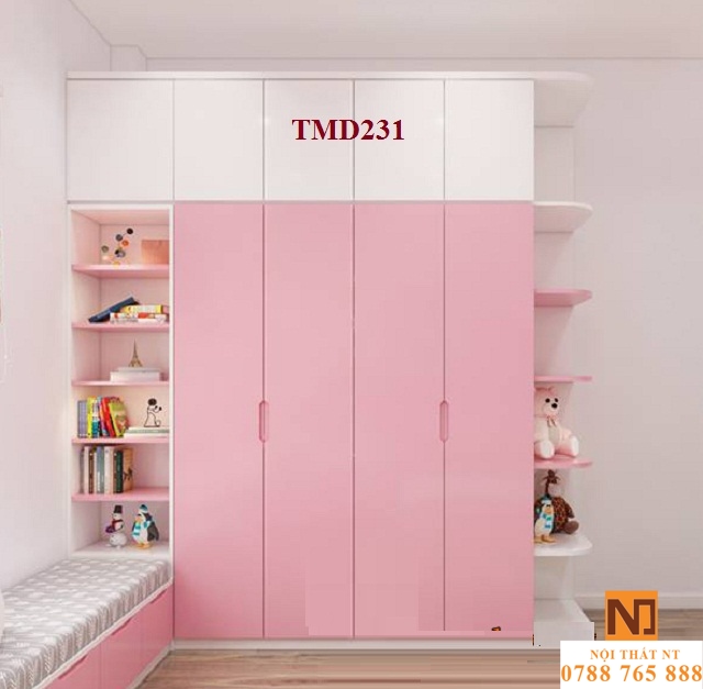 Tủ quần áo hiện đại, tủ quần áo giá rẻ, tủ quần áo gỗ công nghiệp