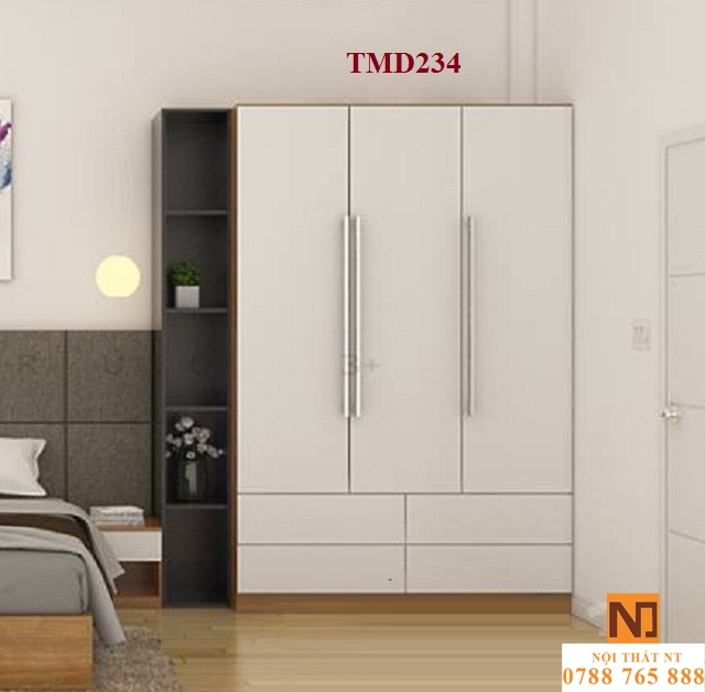 Tủ quần áo hiện đại, tủ quần áo giá rẻ, tủ quần áo gỗ công nghiệp