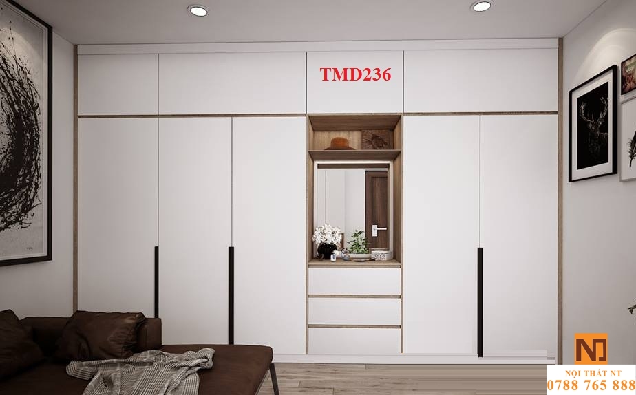 Tủ quần áo hiện đại, tủ quần áo giá rẻ, tủ quần áo gỗ công nghiệp