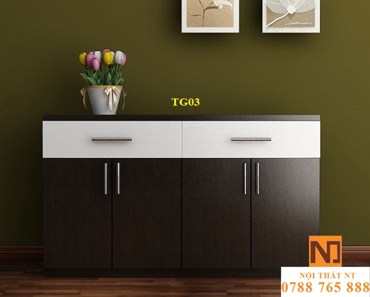 tủ giày đẹp, tủ giày hiện đại, tủ giày gỗ công nghiệp