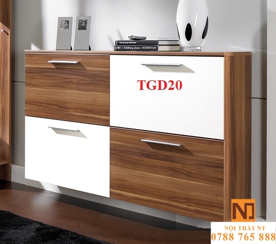 tủ giày đẹp, tủ giày hiện đại, tủ giày gỗ công nghiệp
