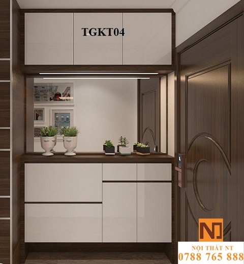tủ giày kịch trần, tủ giày đẹp, tủ giày hiện đại, tủ giày gỗ công nghiệp