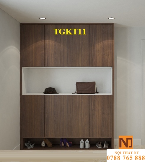 tủ giày kịch trần, tủ giày đẹp, tủ giày hiện đại, tủ giày gỗ công nghiệp