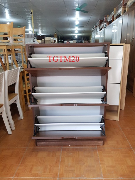 tủ giày đẹp, tủ giày hiện đại, tủ giày gỗ công nghiệp, tủ giày thông minh