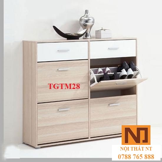 tủ giày đẹp, tủ giày hiện đại, tủ giày gỗ công nghiệp, tủ giày thông minh