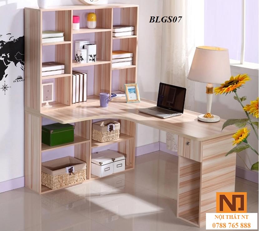 bàn làm việc hiện đại, bàn học đẹp, bàn làm việc giá rẻ, bàn làm việc gỗ công nghiệp