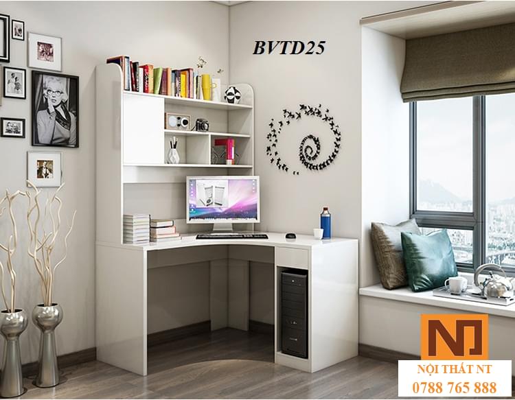 bàn làm việc hiện đại, bàn học đẹp, bàn làm việc giá rẻ, bàn làm việc gỗ công nghiệp