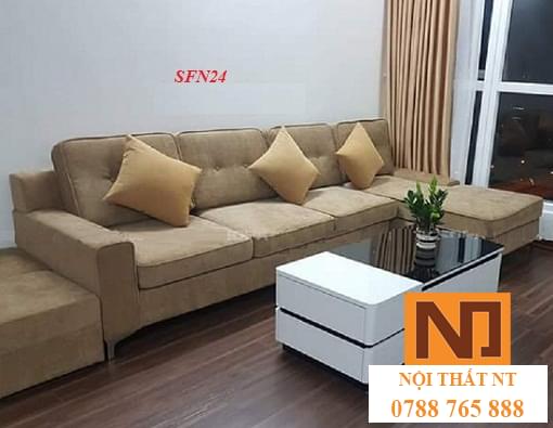 sofa nỉ đẹp, sofa nỉ giá rẻ, sofa góc, sofa hiện đại