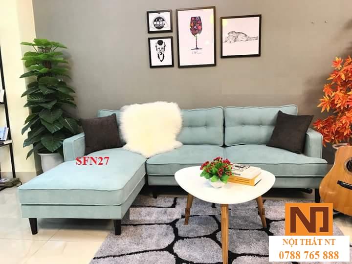 sofa nỉ đẹp, sofa nỉ giá rẻ, sofa góc, sofa hiện đại