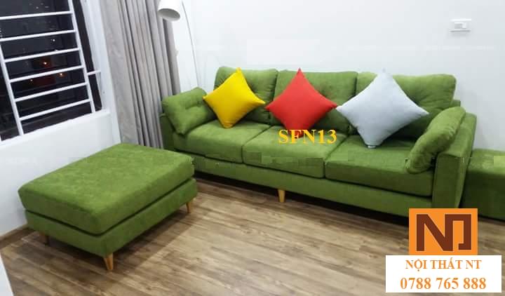 sofa nỉ đẹp, sofa nỉ giá rẻ, sofa góc, sofa hiện đại