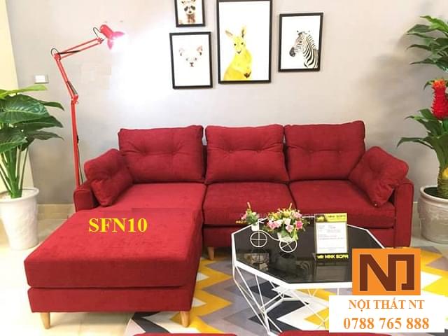 sofa nỉ đẹp, sofa nỉ giá rẻ, sofa góc, sofa hiện đại
