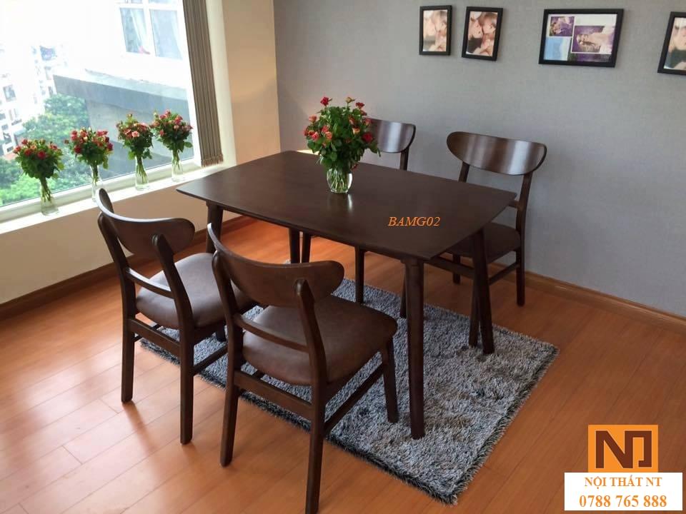 bàn ghế ăn giá rẻ, bàn ghế ăn hiện đại, bàn ghế ăn gỗ cao su