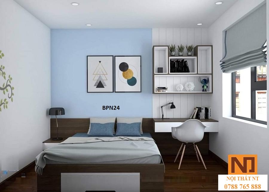 bộ nội thất phòng ngủ đẹp, nội thất phòng ngủ hiện đại, nội thất gỗ công nghiệp