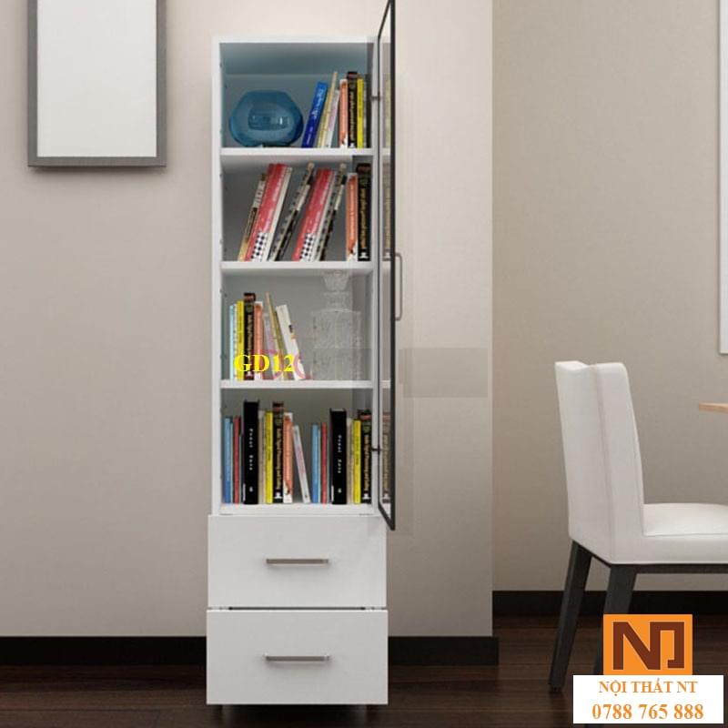 các mẫu giá sách đẹp, giá sách hiện đại, giá sách gỗ công nghiệp