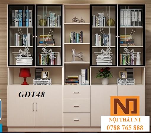 các mẫu giá sách đẹp, giá sách hiện đại, giá sách gỗ công nghiệp