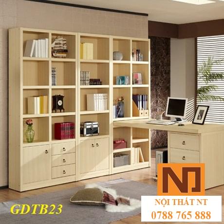 các mẫu giá sách đẹp, giá sách hiện đại, giá sách gỗ công nghiệp