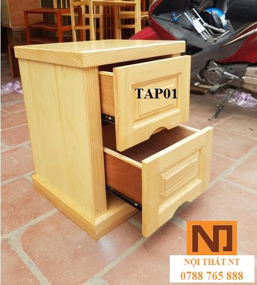 táp đầu giường nhỏ xinh, táp giá rẻ, táp gỗ, tủ để đầu giường