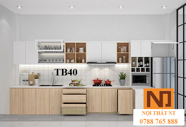 tủ bếp đẹp, tủ bếp hiện đại