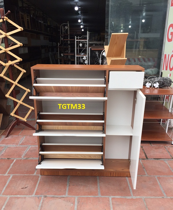 tủ giày đẹp, tủ giày hiện đại, tủ giày gỗ công nghiệp, tủ giày thông minh