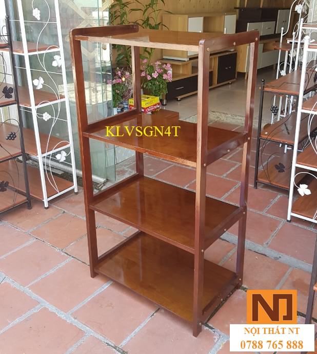 kệ lò vi sóng gỗ cao su