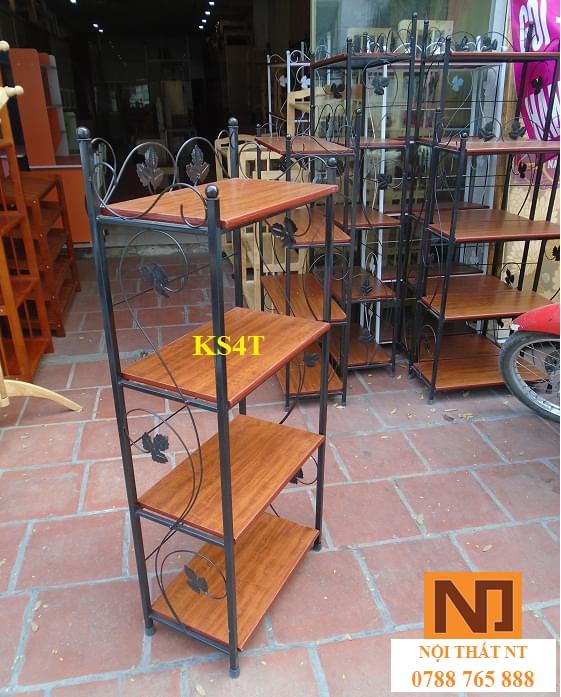 kệ sắt đa năng, kệ sắt giá rẻ, kệ trang trí