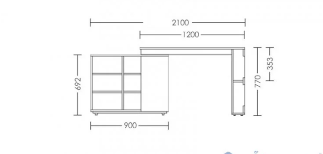 bàn làm việc gỗ công nghiệp